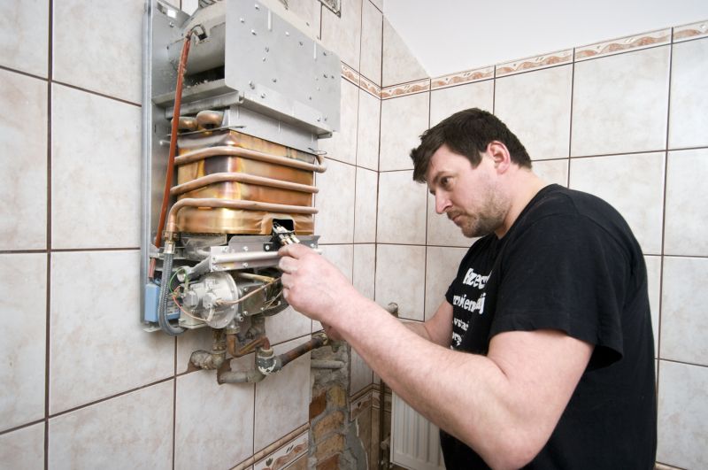 Service Technician Working